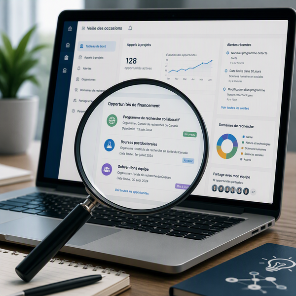 Mettre en place une veille des occasions de financement de la recherche