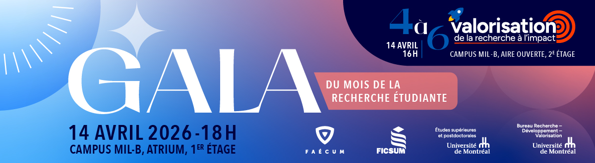 GALA du Mois de la recherche étudiante