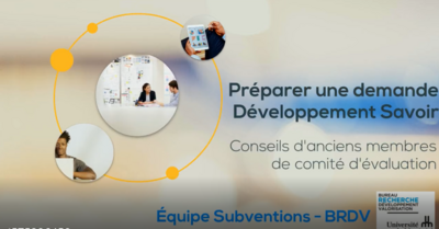 Capsule Développement Savoir CRSH conseils aux chercheurs